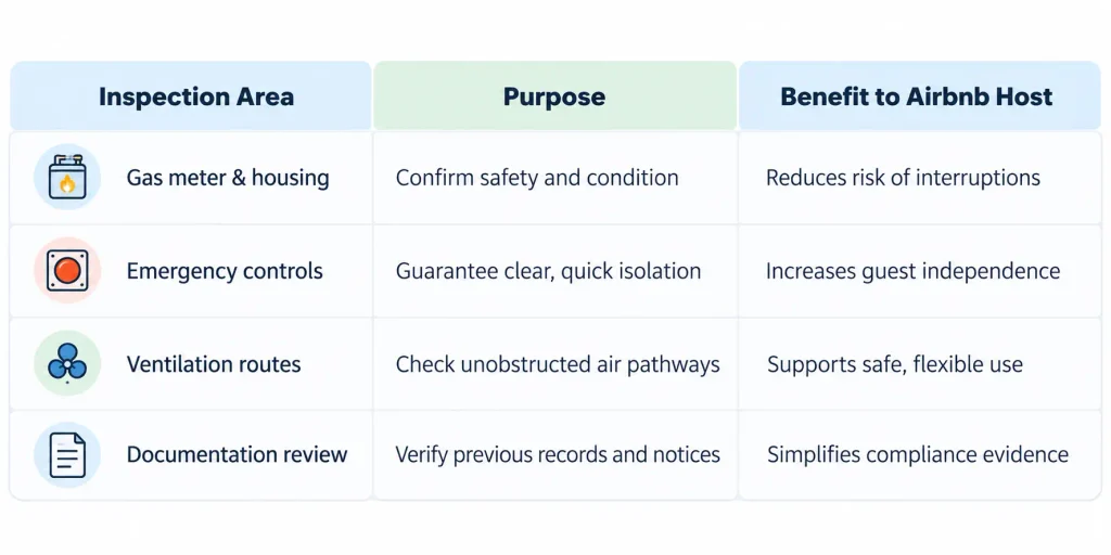What a Gas Safe Engineer Inspects / Gas Safety for Airbnb Properties